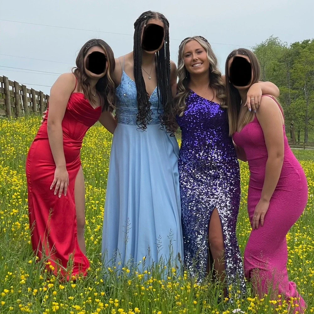 Beautiful Ombre Purple Sherri Hill prom dress!! - Picture 10 of 11